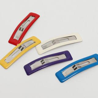 Vivid Hair Clip Set Of 5 One Size