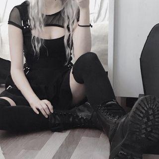 Cut-out Mesh Mini Dress
