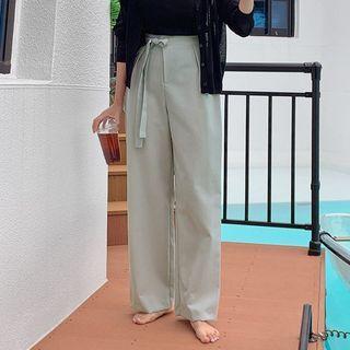 [magic Pants] Tie-waist Dress Pants