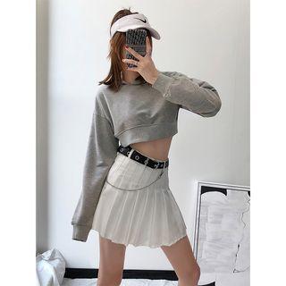 Loose-fit Hooded Light Top