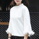 Petal Applique 3/4-sleeve Top