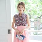 Modern Hanbok Skirt In Peach Peach - One Size