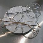 Retro Oversized Metal Frame Eyeglasses / Prescription Lens