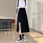 High-waist Cargo Pocket Skirt