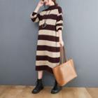 Stripe Midi Sweater Dress