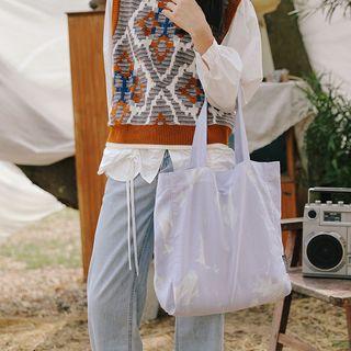Tie-dyed Canvas Shopper Bag