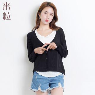 Plain Dip Back Light Jacket