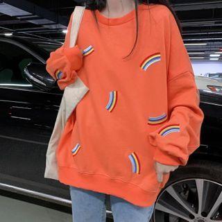 Rainbow Oversized Pullover