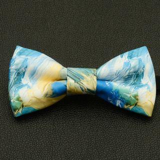 Faux-leather Bow Tie Ja65 - One Size