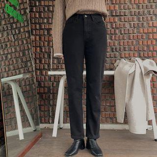 Pile-lining Tapered Pants