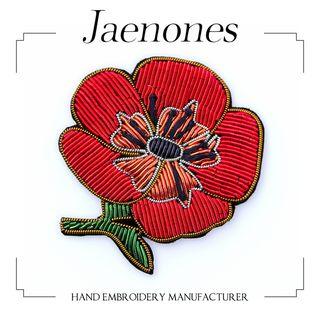 Embroidered Flower Brooch As Shown In Figure - One Size