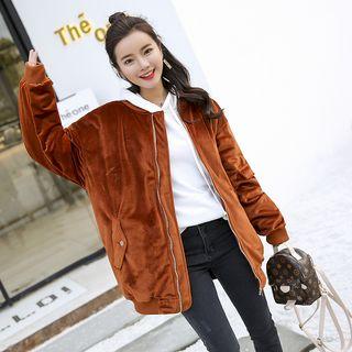 Hooded Velvet Jacket