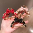 Fabric Bow Alloy Hair Clamp