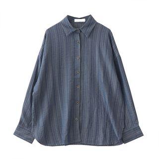 Striped Shirt Ash Blue - One Size