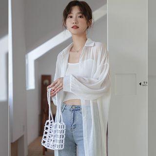 Plain Midi Shirt