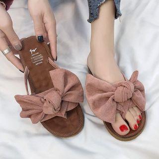Bow Accent Flip-flop Sandals