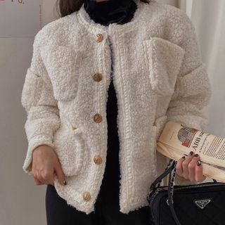 Multi-pocket Sherpa-fleece Jacket