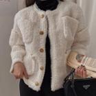 Multi-pocket Sherpa-fleece Jacket