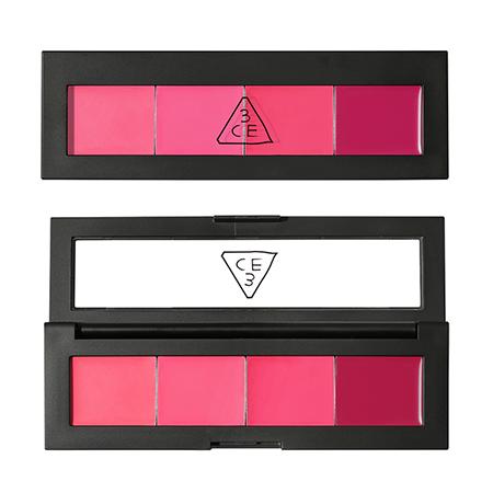 3 Concept Eyes - Lip Color Palette (pink Trophy) 1 Pc