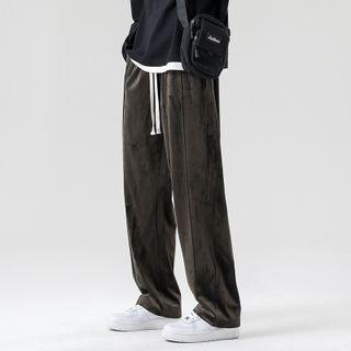 Drawstring Printed Loose Fit Pants