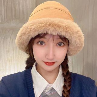 Pile Lined Fleece Bucket Hat
