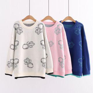 Astronaut Jacquard Sweater