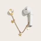 Star Airpods Retainer Earring 1 Pc - Gold - One Size