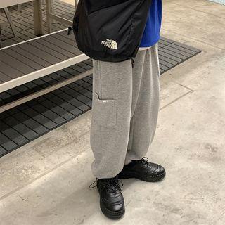 Pocket Wide-leg Jogger Sweatpants