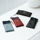 Faux Leather Drawstring Glasses Case