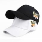 Embroidered Butterfly Baseball Cap