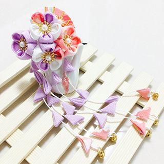 Flower Dangling Hair Pin
