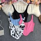 Dipped Hem Corset Top