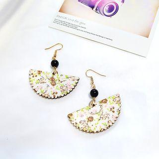 Fan Pearl Drop Earring