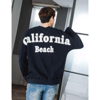 Printed-back Long-sleeve T-shirt