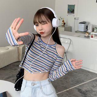 Long-sleeve Crop Top - 3 Colors