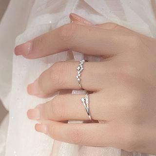 Star Sterling Silver Ring (various Designs)