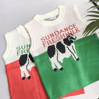Cow Sweater Vest