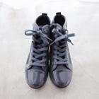 Lace-up Padded Sneakers