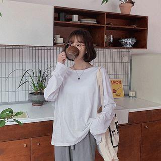 Plain Oversized Cotton T-shirt