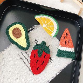 Knit Fruit Hair Clip
