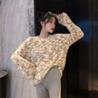 Melange Sweater As Shown In Figure - One Size