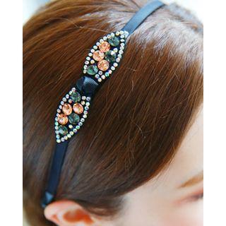 Swarovski Crystal Bow Slim Hair Band