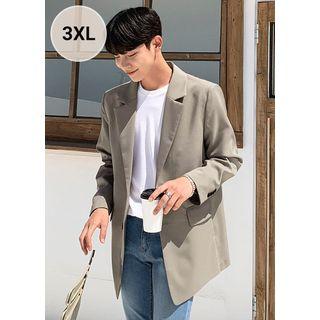 Flap-pocket Blazer In 2 Types