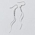 925 Sterling Silver Wavy Earrings