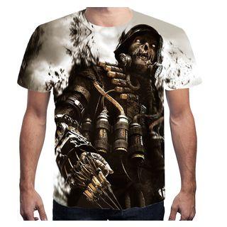 Army Print Short-sleeve T-shirt