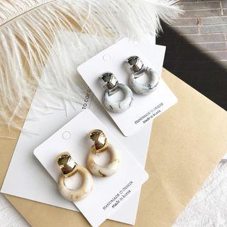 Marble Acrylic Drop Earring