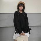 Bow Lantern Long-sleeve Sweatshirt