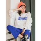 Tall Size Letter Printed Sweatshirt
