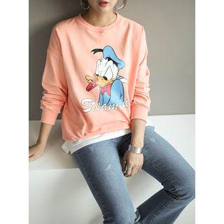 Donald Duck Printed Sweatshirt