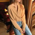 Henley Sweater Khaki - One Size
